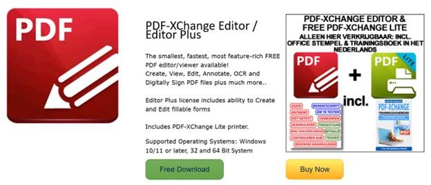 PDF-XChange Editor screenshot